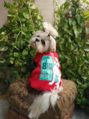 Printed Cotton Winter Dog Sweatshirt