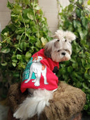 Printed Cotton Winter Dog Sweatshirt