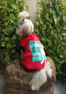 Printed Cotton Winter Dog Sweatshirt