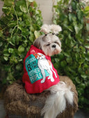Printed Cotton Winter Dog Sweatshirt