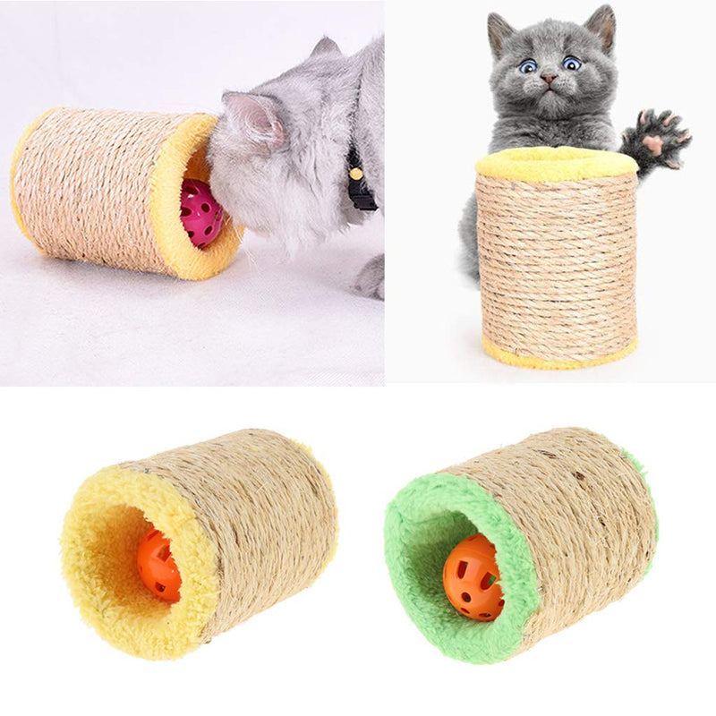 Scratch Roller With Bell Ball For Cat
