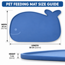 Silicone Pet Feeding Mat for Dogs & Cats, Waterproof Food & Water Bowl Placemat