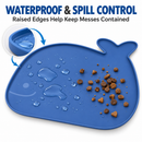 Silicone Pet Feeding Mat for Dogs & Cats, Waterproof Food & Water Bowl Placemat