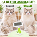 Pet Hair Slicker Brush with Self-Cleaning Feature