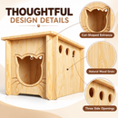 Wooden Cat House