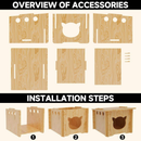 Wooden Cat House