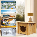 Wooden Cat House