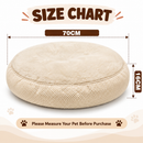 Cozy Round Pet Bed for Dogs & Cats , Soft Plush Bed