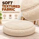 Cozy Round Pet Bed for Dogs & Cats , Soft Plush Bed