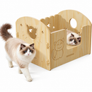 Cozy Wooden Cat Hammock Bed- Stylish Comfort for Cats