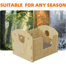 Cozy Wooden Cat Hammock Bed- Stylish Comfort for Cats