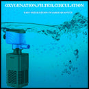 15W Submersible Tank Filter - Quiet, Easy Maintenance