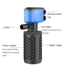 Water Filter For Aquarium(20W-1500L/H, Black)