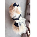 Dog Dress for Girls Dogs and Cats - Dark Blue