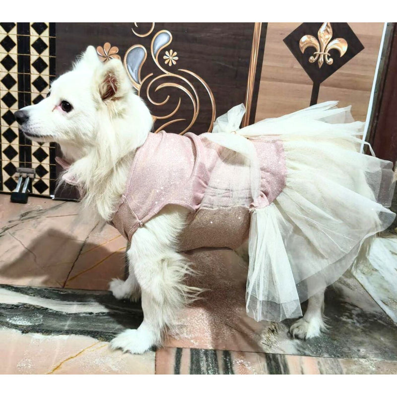 Dog Dress for Girls Dogs and Cats - Light Pink