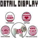 Dog Sweater – Cute Heart Pattern