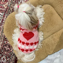 Dog Sweater – Cute Heart Pattern