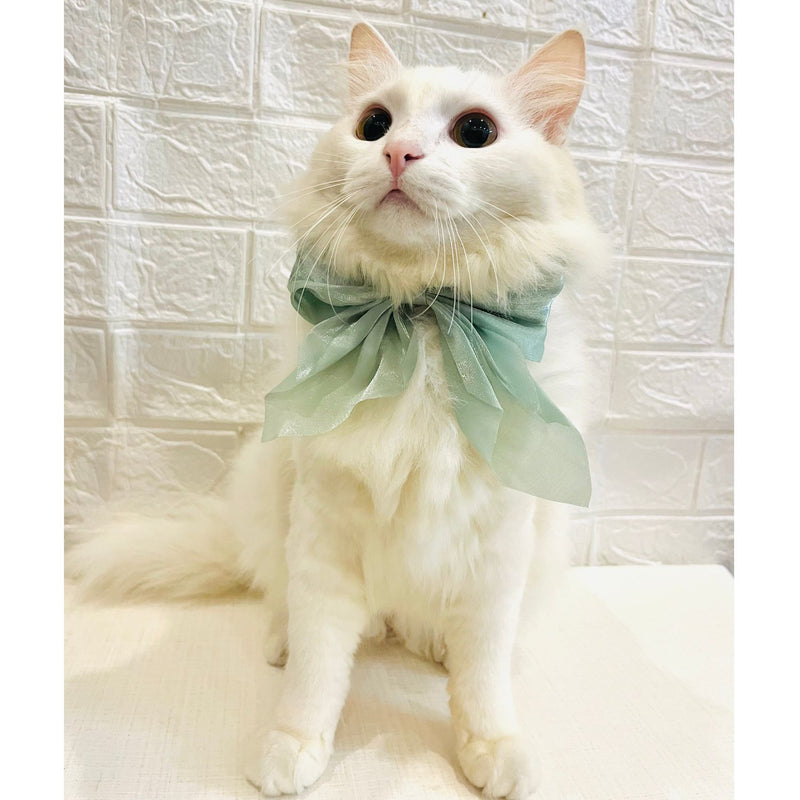 Adjustable Bow Tie Collar for Cats - Soft and Stylish Pet Neck Accessories for Kittens a
