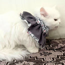 Floral Cat Collar with Bow