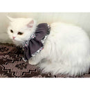 Floral Cat Collar with Bow