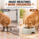 Pet Food Bowl for Dogs & Cats | Heavy Duty Raised Feeding Bowl