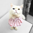 Floral Cat Collar with Bow