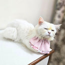 Floral Cat Collar with Bow