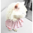 Floral Cat Collar with Bow