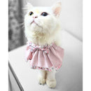 Floral Cat Collar with Bow