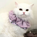 Floral Cat Collar with Bow