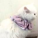 Floral Cat Collar with Bow