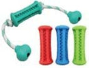 Interactive Rubber Treat Toothbrush Toy With  Rope For Dogs