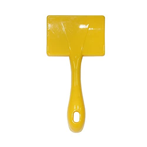 Emily Pets Oscar Frank Universal Plastic Handle Pet Slicker Brush Size Length 14cm Width 7cm (Green,Yellow)