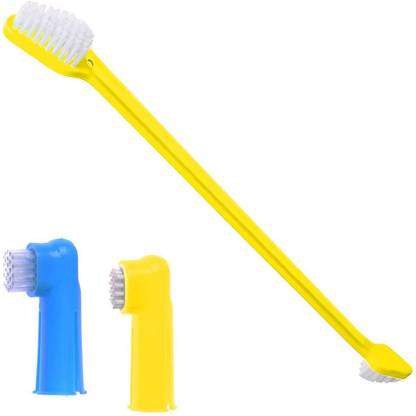 Emily Pets 3 Pieces Dog Toothbrush Set(Color May Vary) Pet Toothbrush  (Young)