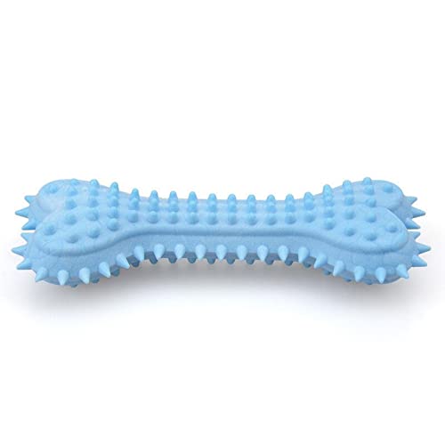 Emily Pets Puppy Teething Spike Bone Cute Rubber Toy (Sky Blue,Pink,Yellow)