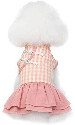 Lulala Frill Frock For Pets (Checked)