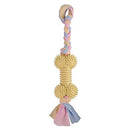 Non-Toxic Rubber and Cotton Chew Toy for Dogs