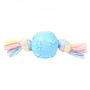 Chew Ball With Rope Knot For Dogs