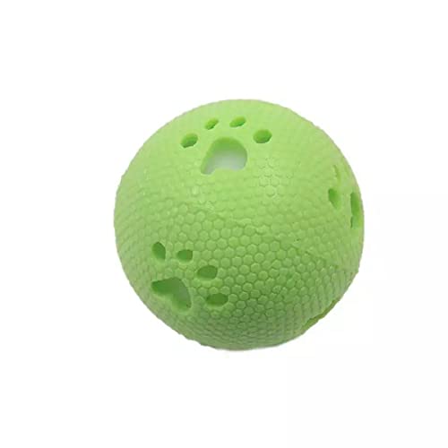 Emily Pets Dog Treat Dispenser IQ Ball Large 10cm Treat Dispensing Dog Toy(Green,Blue,Yellow)