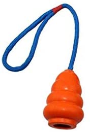 Rubber Gourd Dog Chew Toy with Rope