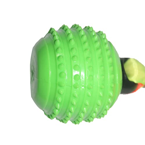 Rambo Ribbon Throwing Rubber Ball Toy For Dog