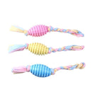 Durable Rubber Chew Toy with Rope for Dogs & Puppies