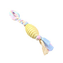 Durable Rubber Chew Toy with Rope for Dogs & Puppies
