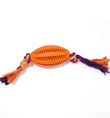Durable Silicone Rugby Dog Toy Medium and Large Dog Toys