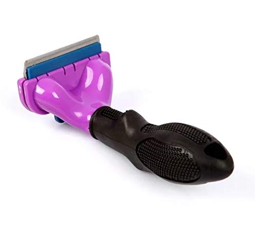 Pet Grooming Tool Brush Tool for Pets Dramatically Reduce Shedding for- Short, Medium or Long Hair (Long Hair, Medium)