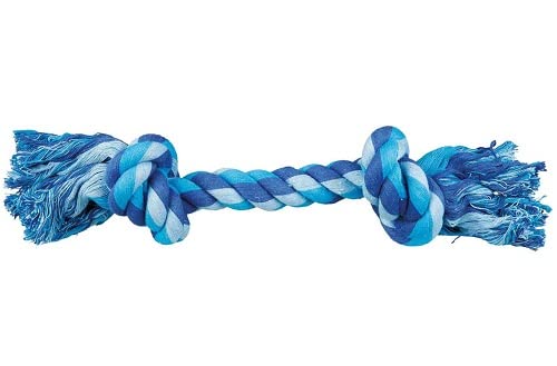 Emily Pets Flossy Chews - 100 Per Cent Natural Cotton Rope Dog Toys(MultiColor) Medium