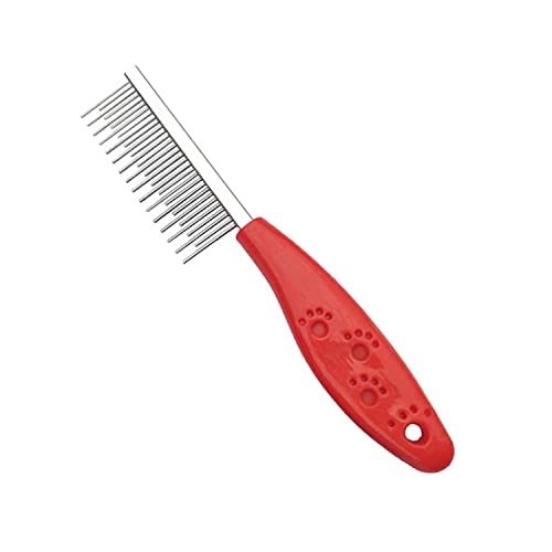 Detangling Pet Comb: Stainless Steel Teeth for Dog & Cat Grooming ( Small )