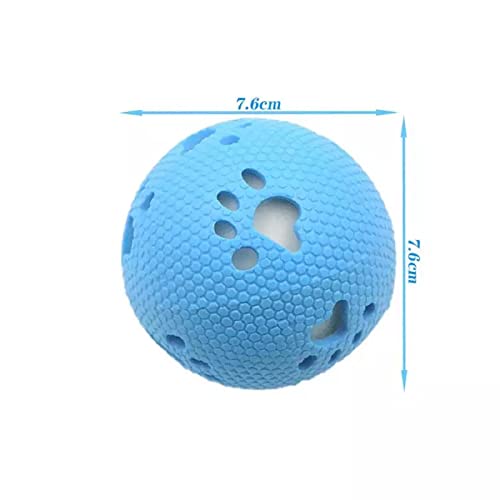 Emily Pets Dog Treat Dispenser IQ Ball Large 10cm Treat Dispensing Dog Toy(Green,Blue,Yellow)