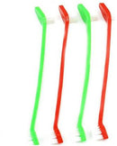 4-Piece Double-Headed Dog Cat Toothbrush Set (Color May Vary)