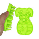 Silicone Dog Grooming Brush for Pet Massage & Care
